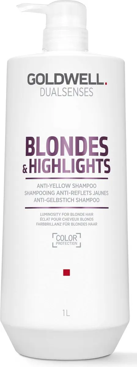 Goldwell Dualsenses Blondes & Highlights Anti-Yellow Shampoo 1000ml - afbeelding 6 van 6