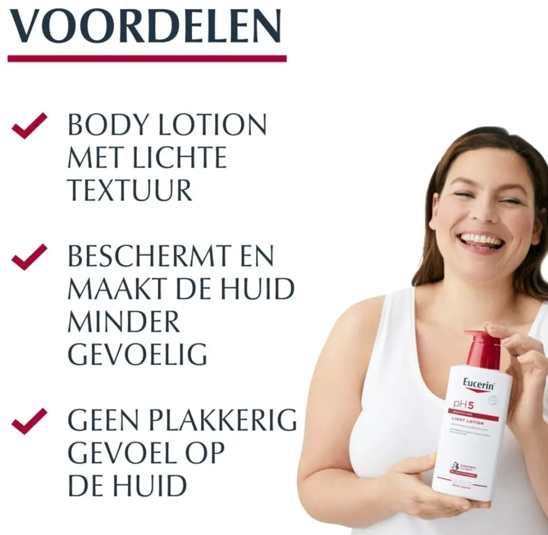 Eucerin pH5 Light Bodylotion 400ml - 5% Dexpanthenol