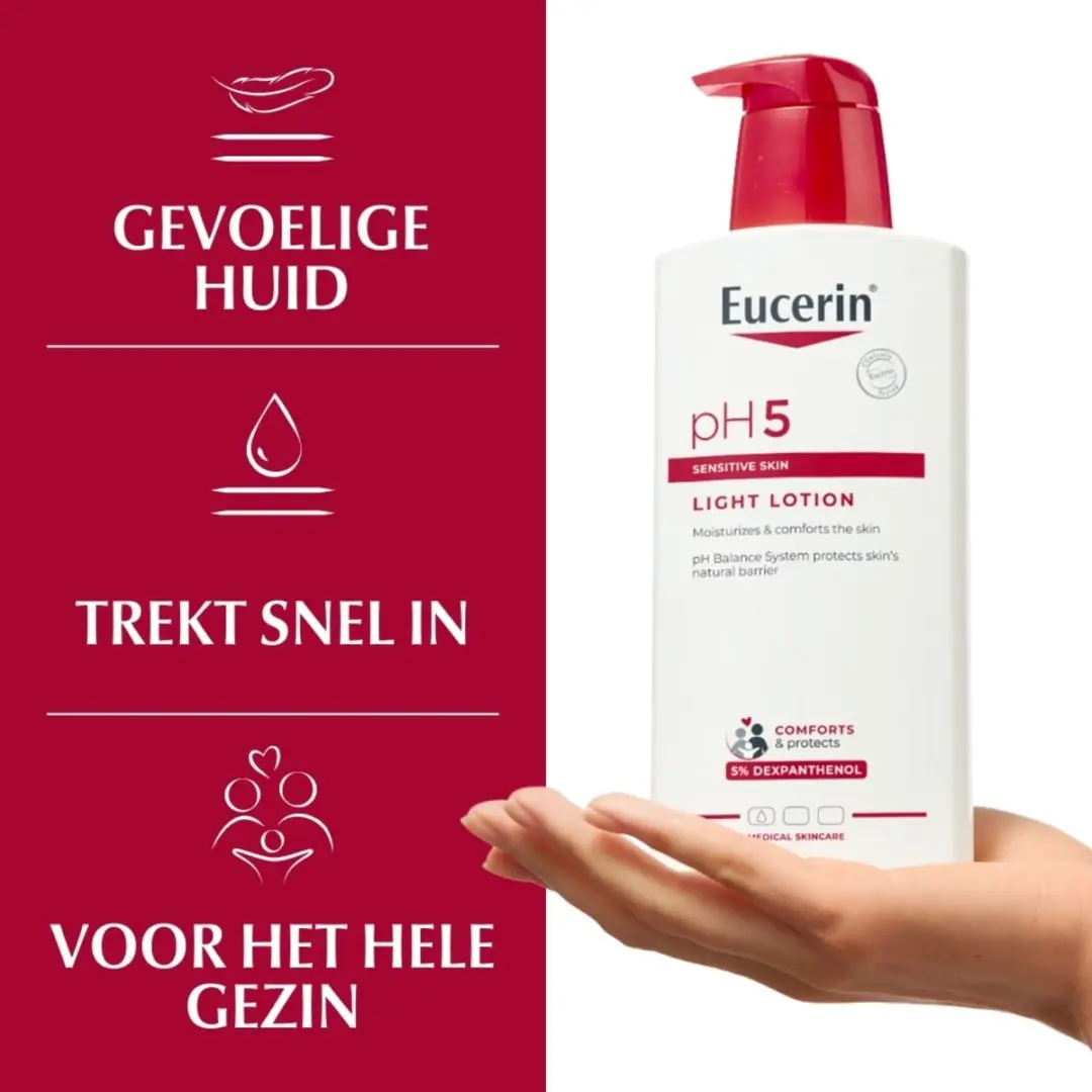 Eucerin pH5 Light Bodylotion 400ml - 5% Dexpanthenol