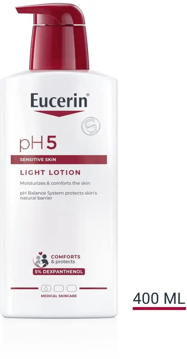Eucerin pH5 Light Bodylotion 400ml - 5% Dexpanthenol