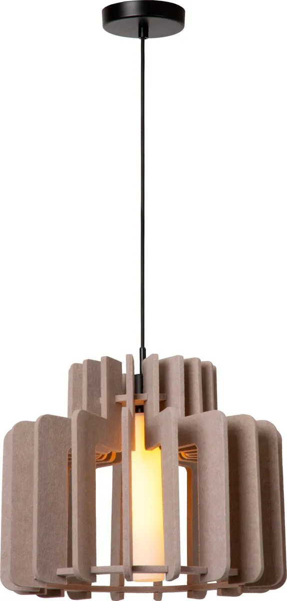 Lucide Rollo Hanglamp E27 - Taupe