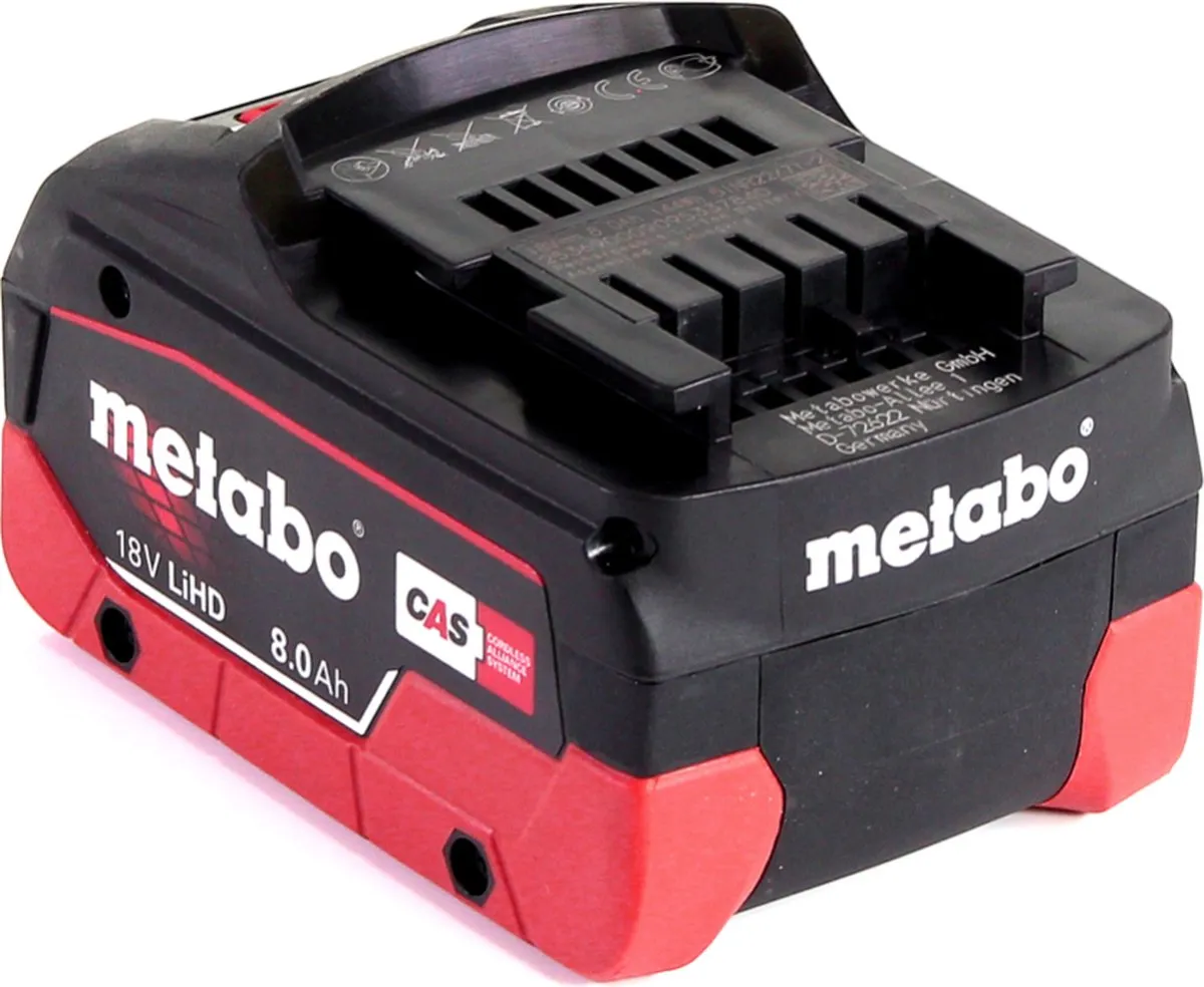 Metabo LiHD 625369000 Accupack 18V 8.0Ah - 2 Stuks