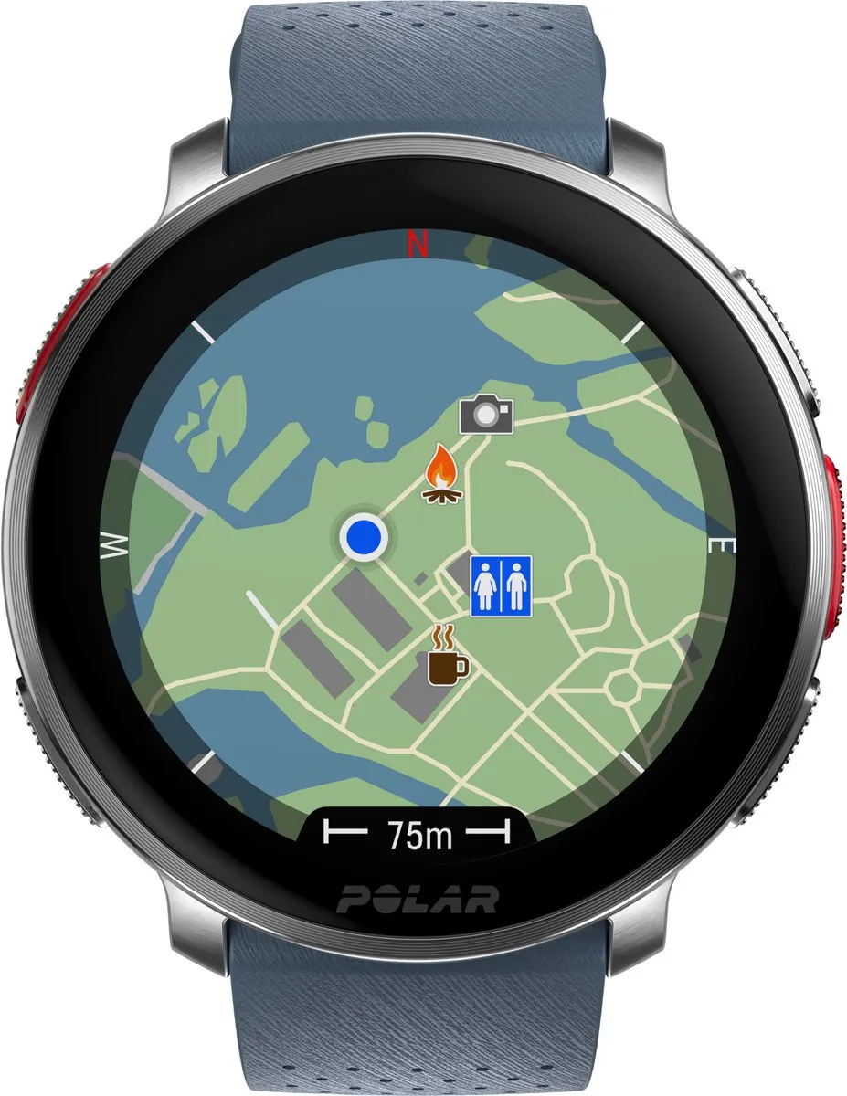 Polar Vantage V3 Smartwatch GPS 47mm - Lichtblauw