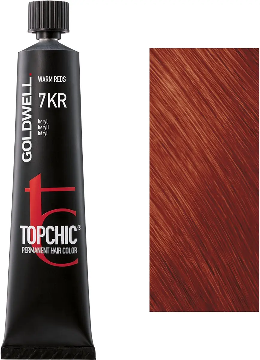 Goldwell Topchic Tube 7KR - 60ml Permanent Haarkleur Bruin