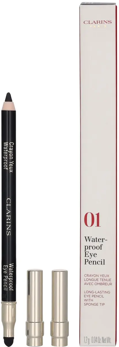 Clarins Waterproof Pencil Intense Black - 3 gr