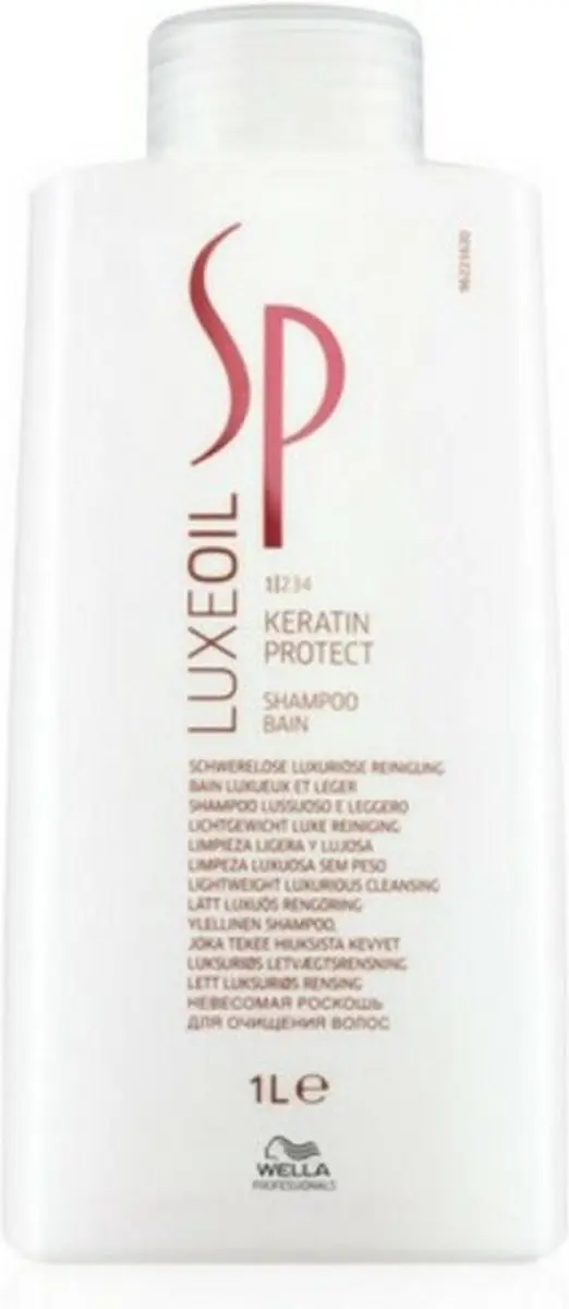 Wella Professionals SP Luxe Keratin Protect Shampoo 1000ml - afbeelding 6 van 6