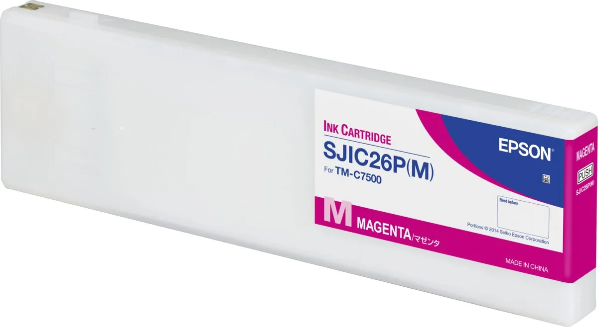 Epson SJIC26P Inktcartridge Magenta