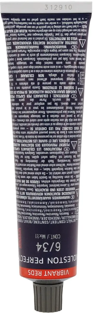 Wella Professionals Koleston Perfect Me+ Haarverf 6/34 Vibrant Reds 60ml
