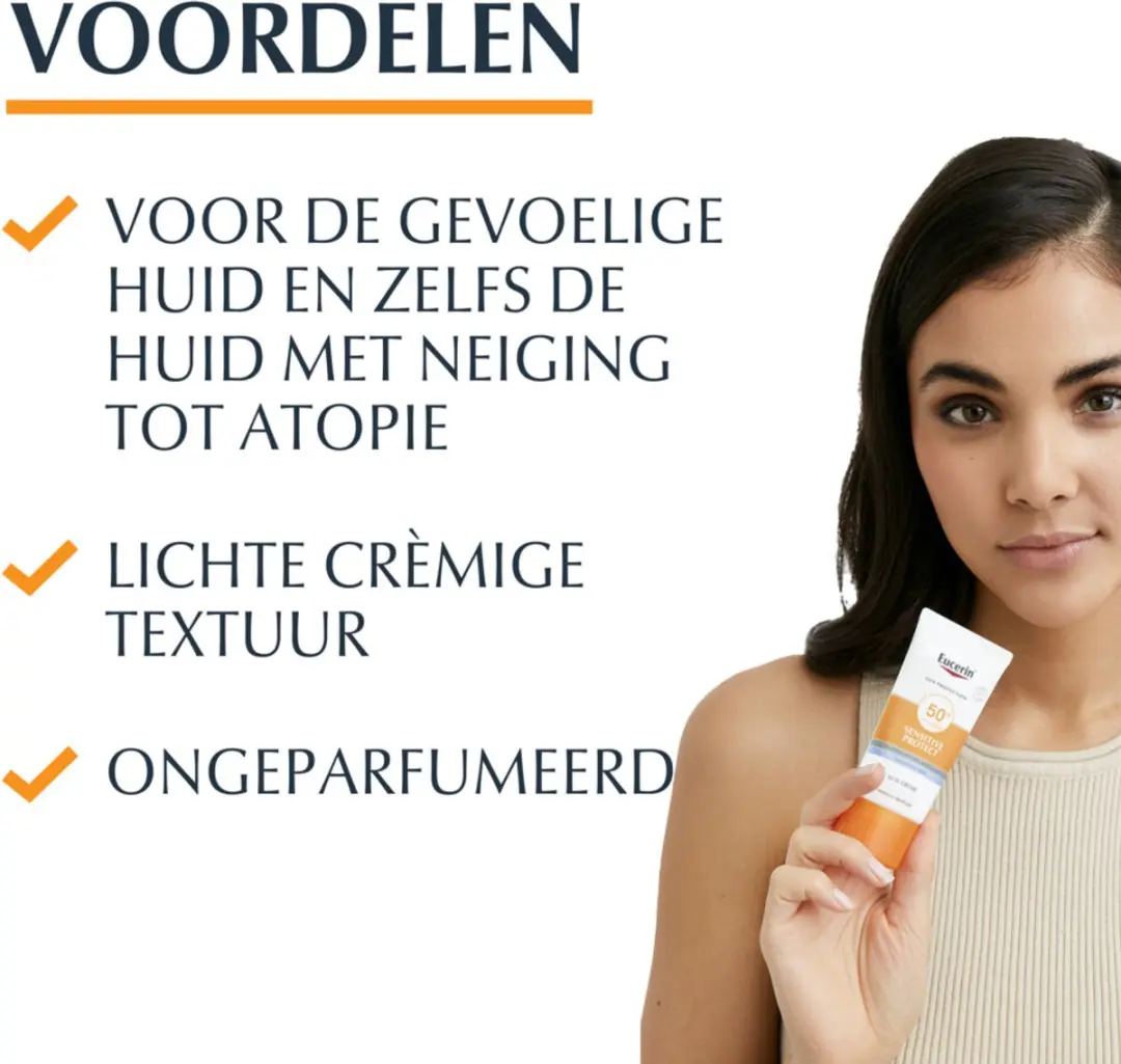 Eucerin Sun Sensitive SPF 50+ Zonnebrandcrème 2x50ml