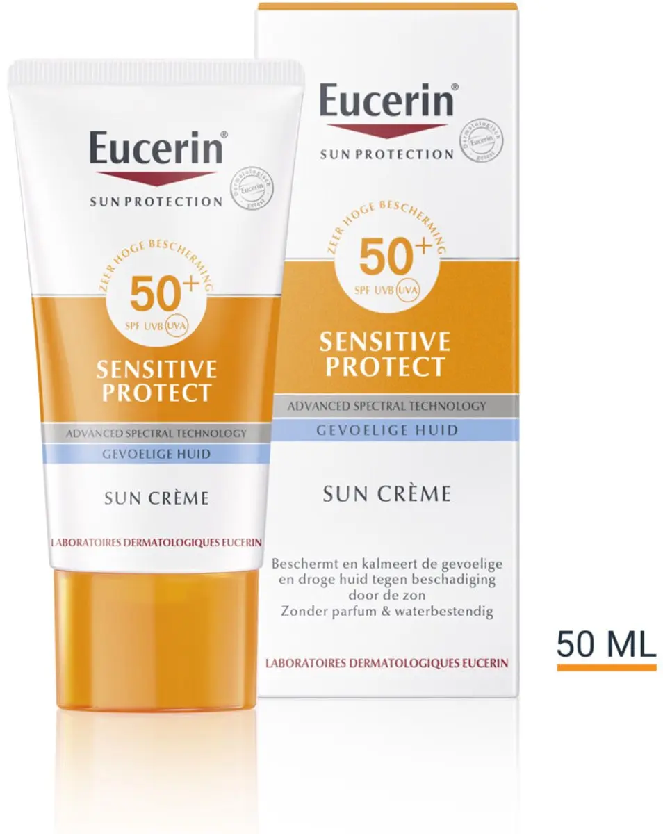 Eucerin Sun Sensitive SPF 50+ Zonnebrandcrème 2x50ml