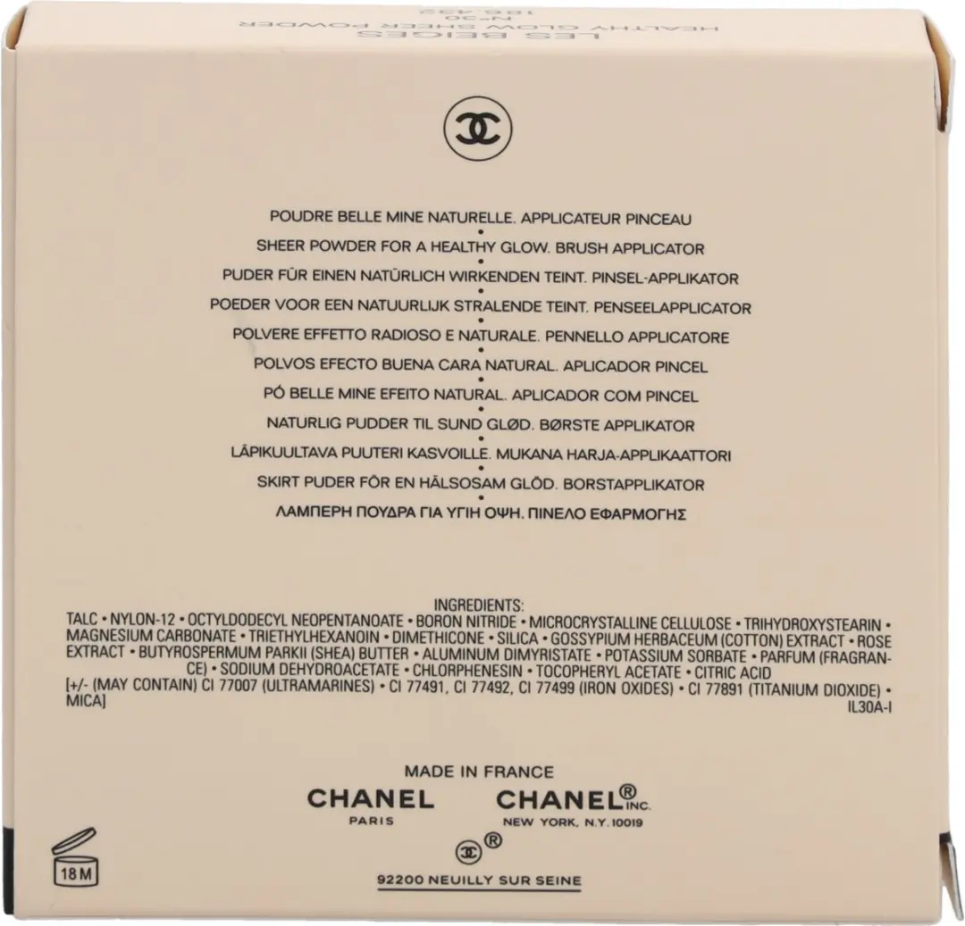 Chanel Les Beiges Compact Powder #30 - 12g
