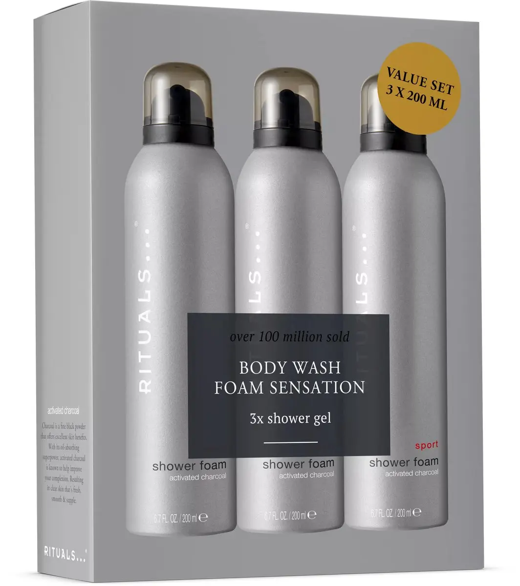 Rituals Sport Doucheschuim 600ml - 3x200ml