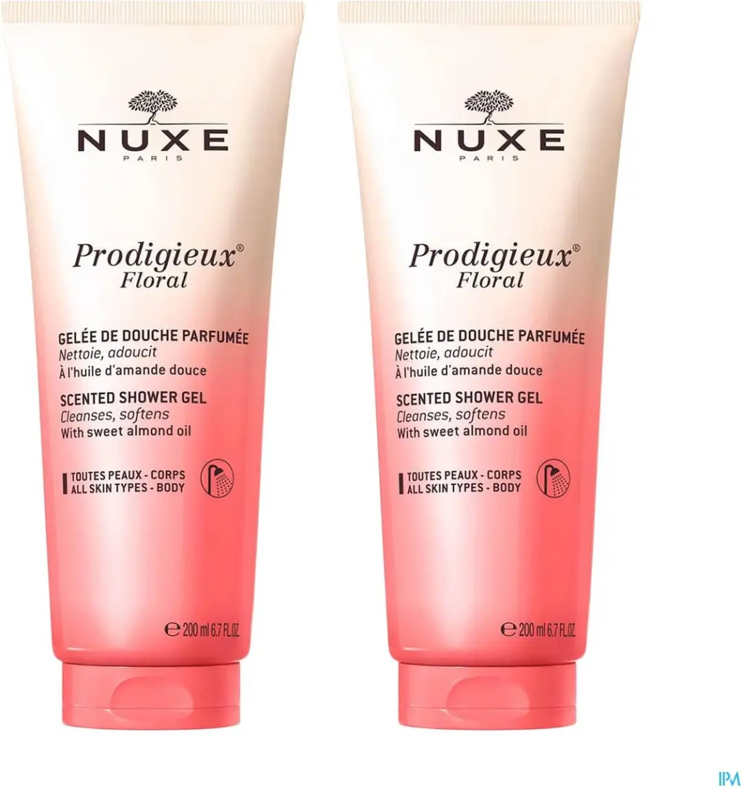 Nuxe Prodigieux Douchegel 2x200ml - Zoete amandelolie