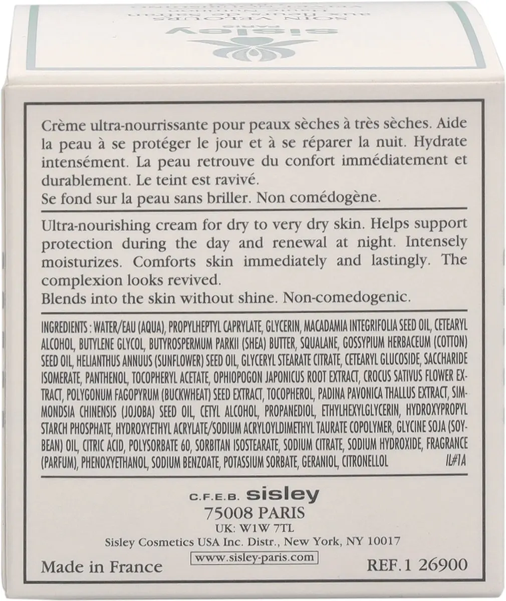Sisley Velvet Nourishing Cream Gezichtscrème 50ml