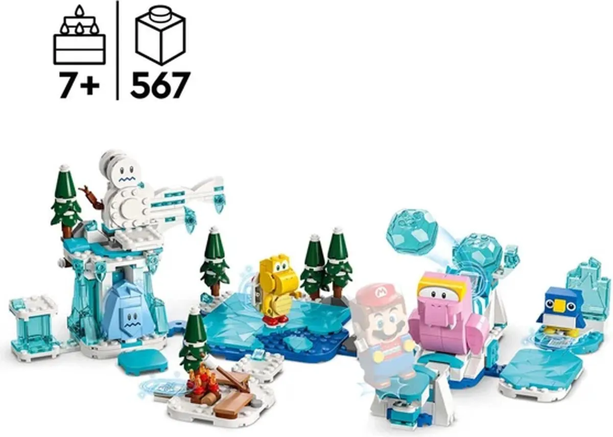 LEGO Super Mario Fliprus' Sneeuwavontuur 71417 - Meerkleurig