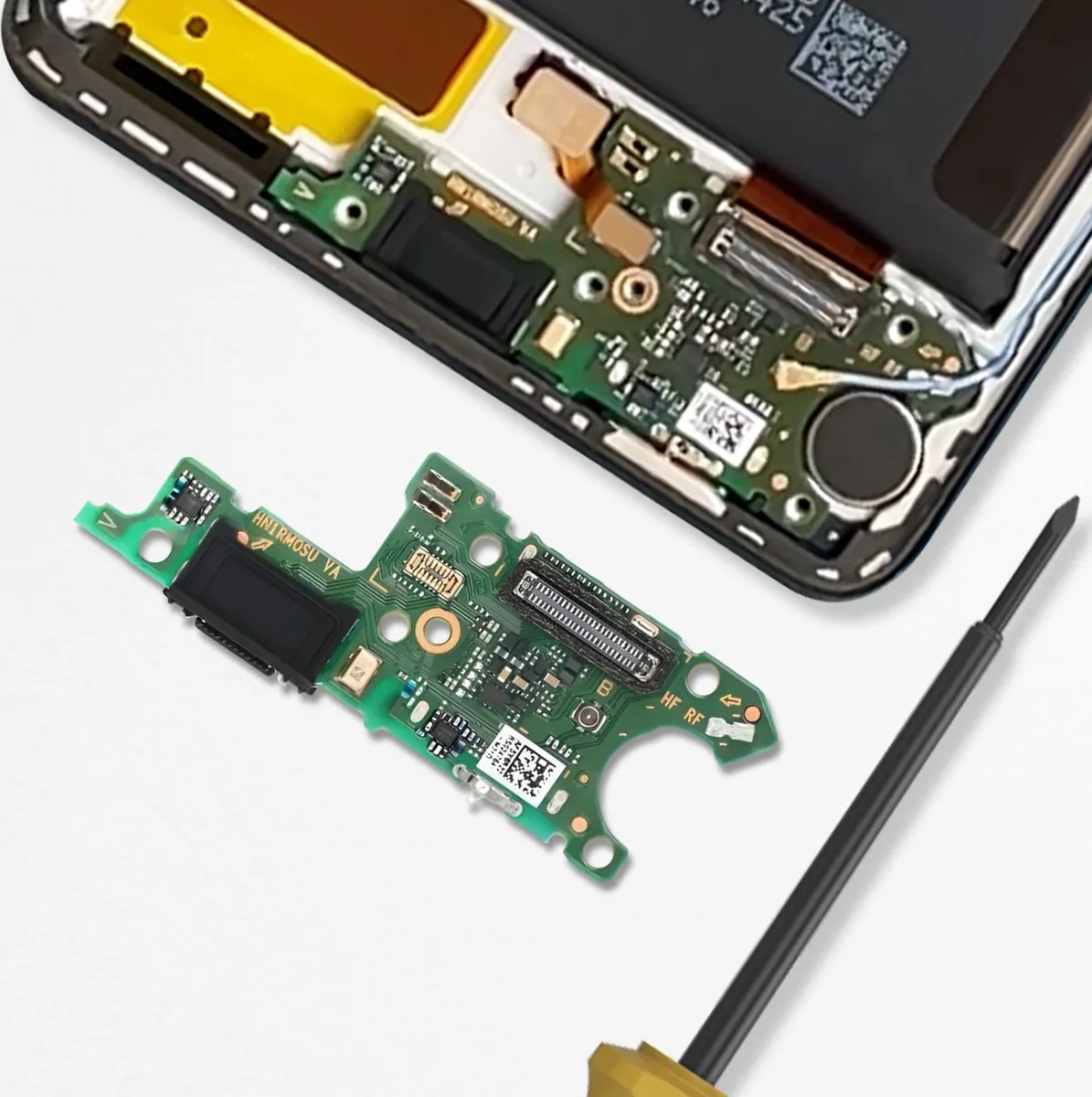 Honor Magic 5 Lite USB-C Oplaadconnector - 0235AELQ - Zwart