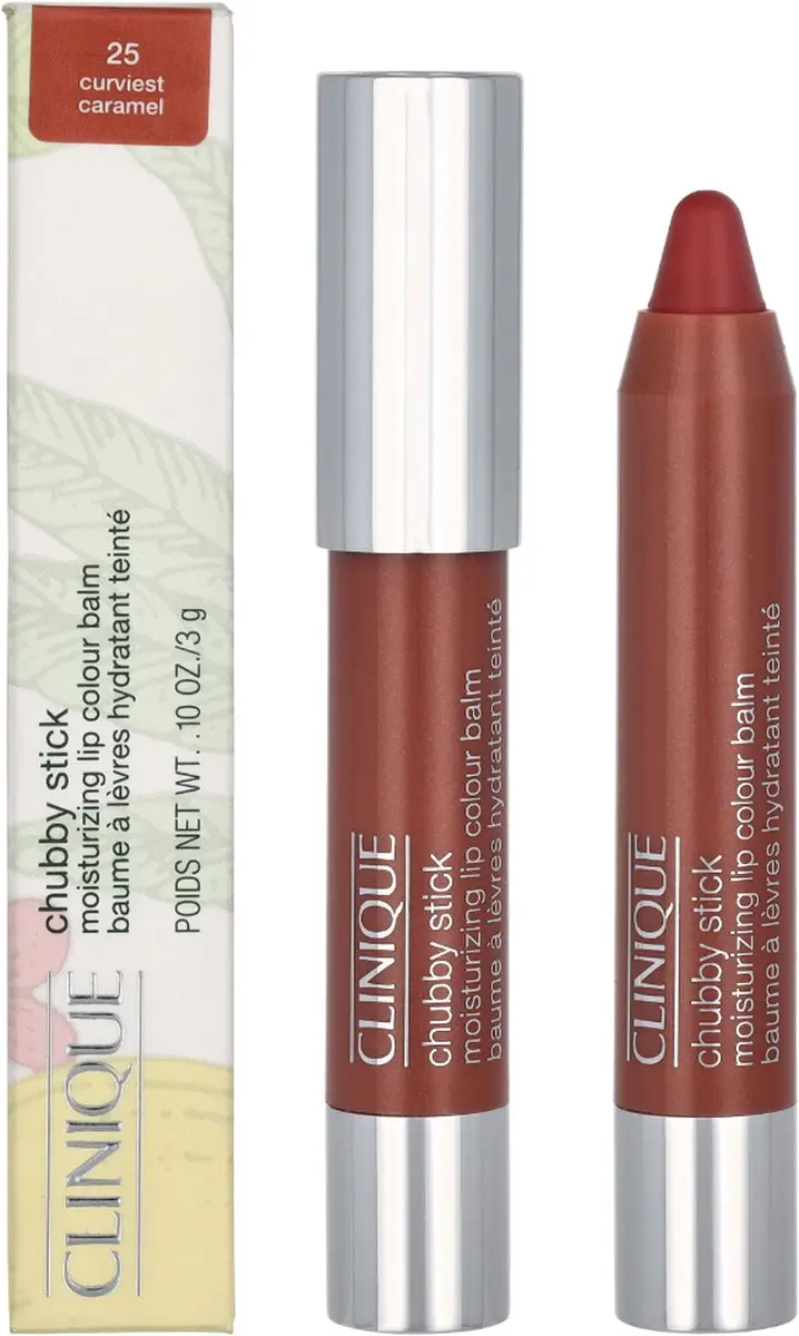 Clinique Chubby Stick Lip Colour Balm 3g - Curviest Caramel - afbeelding 6 van 6