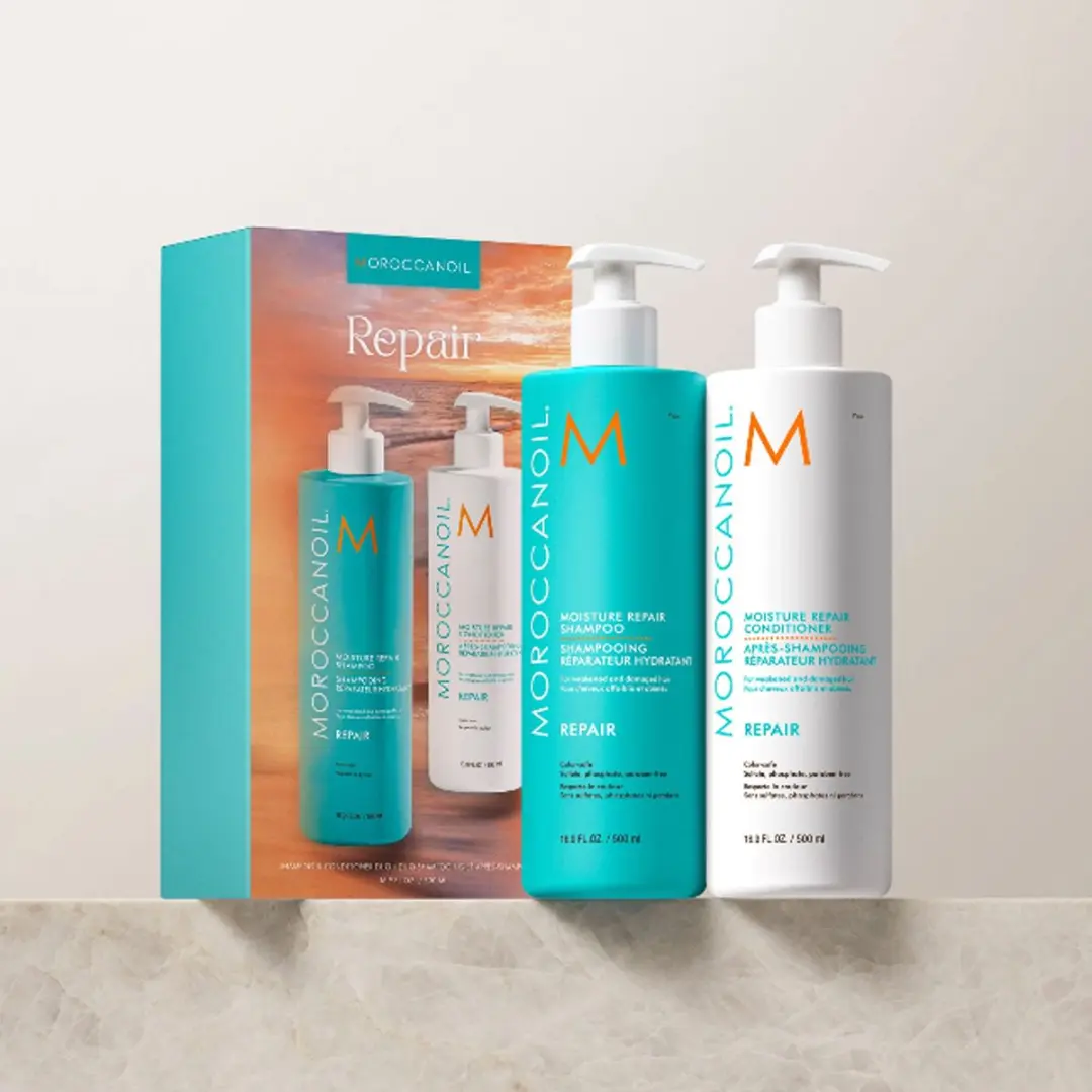 Moroccanoil Moisture Repair Duo 500ml - Conditioner & Shampoo