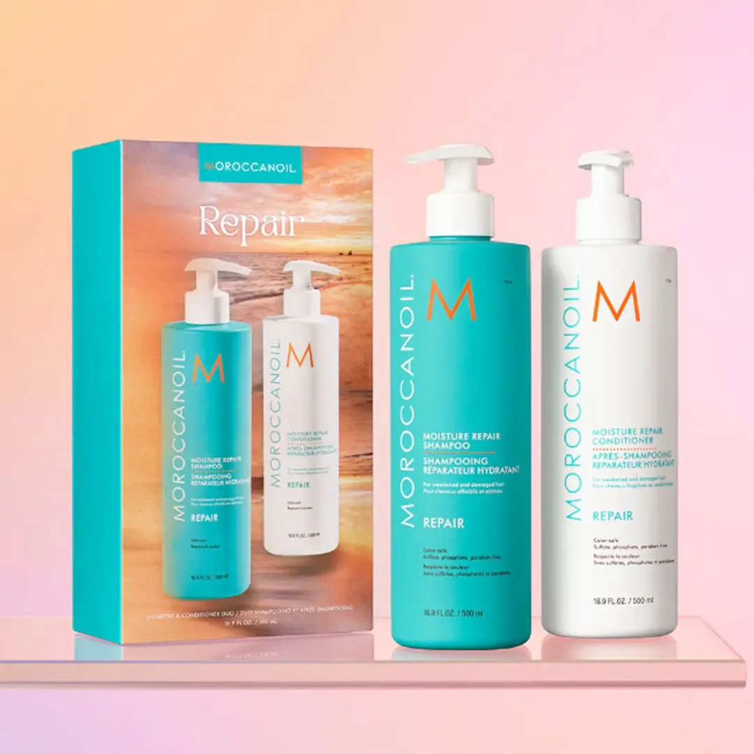 Moroccanoil Moisture Repair Duo 500ml - Conditioner & Shampoo