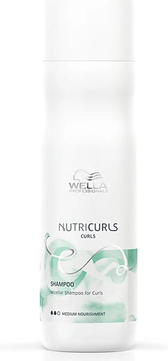 Wella Professionals Nutricurls Shampoo 250ml - Krullend haar