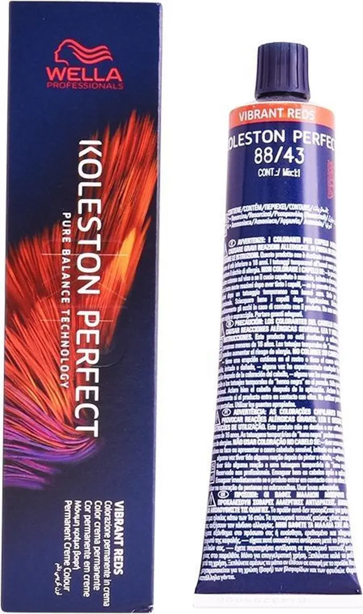 Wella Professionals Koleston Perfect 88.43 Permanent Haarkleur - 60ml - Rood