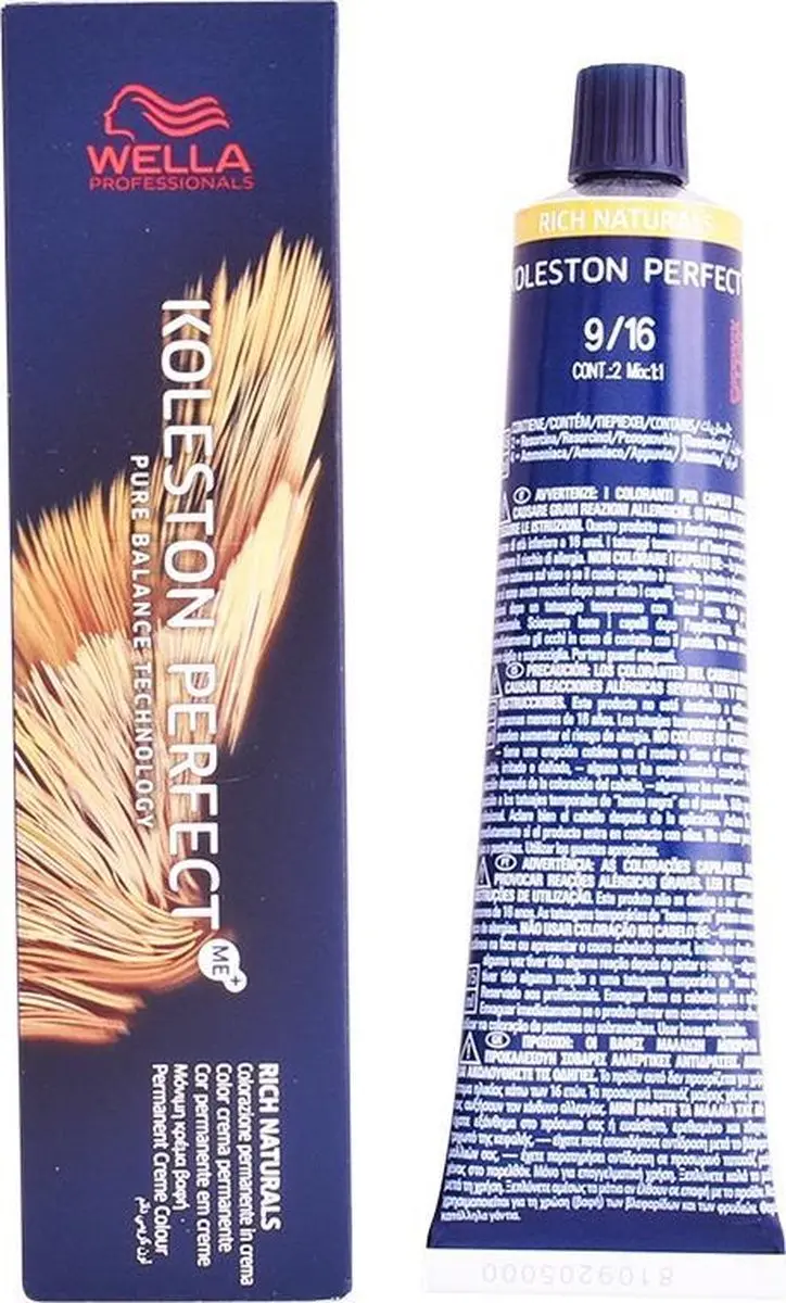 Wella Professionals Koleston Perfect 9.16 Permanente Kleur 60ml