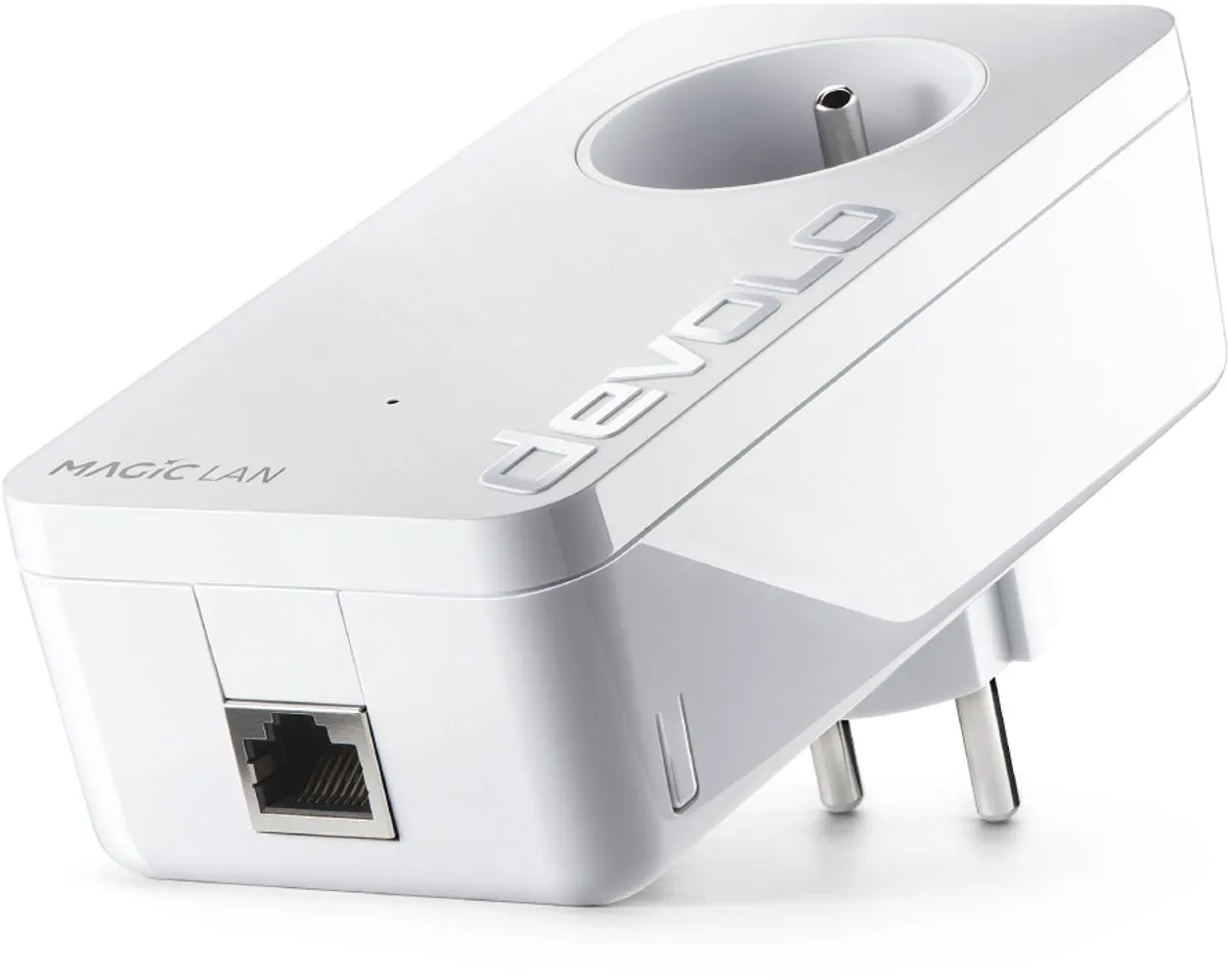 devolo Magic 1 LAN Uitbreidingsadapter - powerline-adapter - tot 1.200 Mbps - 1x LAN-aansluiting - BE