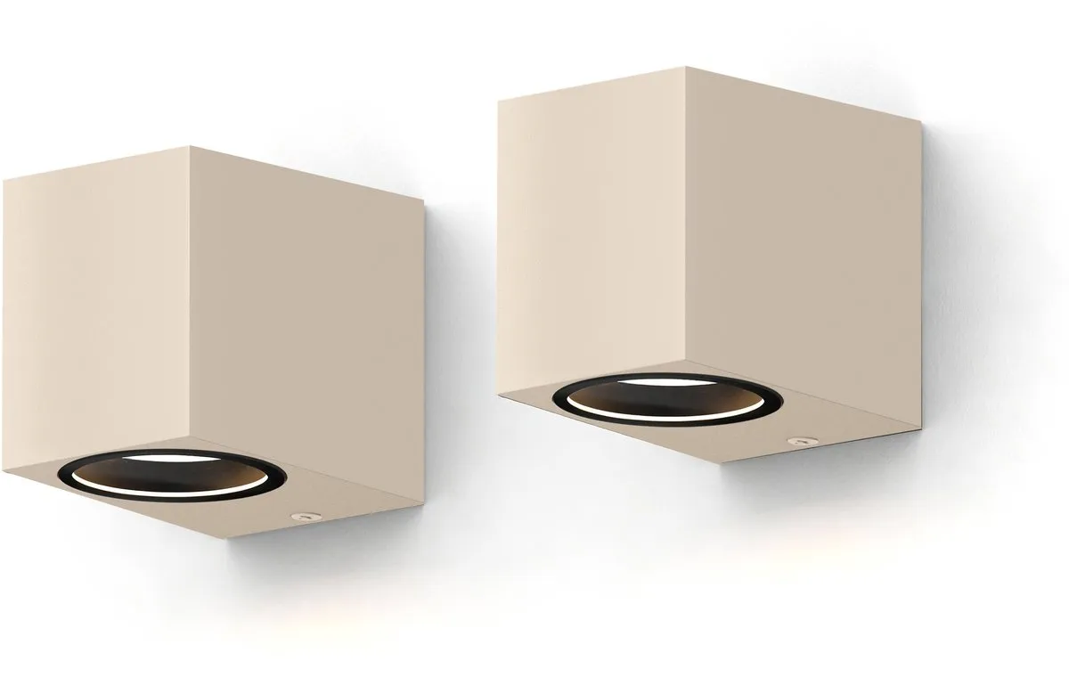 Calex Sanremo Wandlamp GU10 IP54 Zand