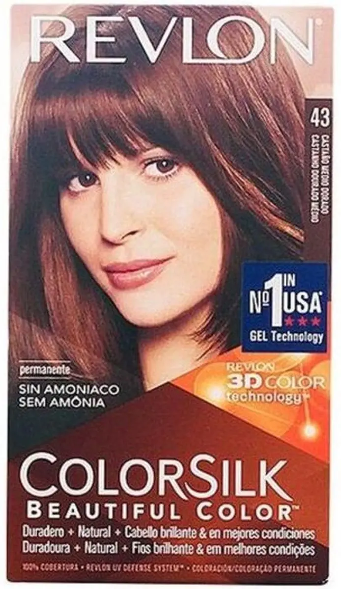 Revlon Colorsilk Haarkleur 43 Bruin - 3ml - afbeelding 2 van 6