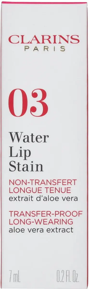 Clarins Water Lip Stain Lipgloss 03 Red Water - 7ml