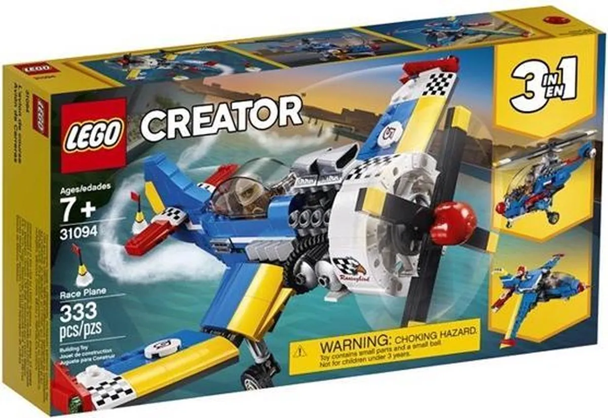 LEGO Creator Racevliegtuig 31094 - 333 Stukken - Geel