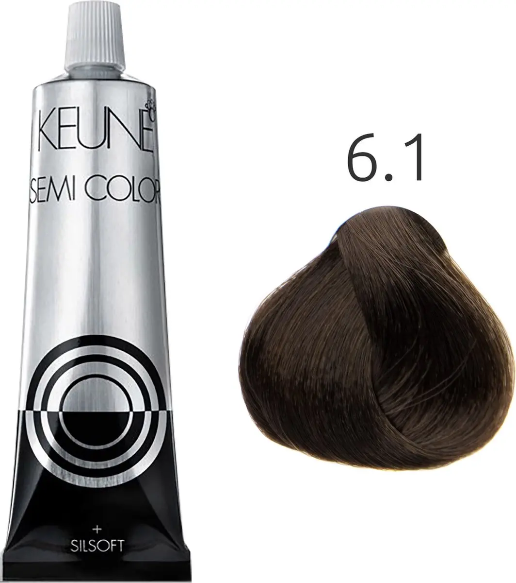Keune Semi Color 6.1 Zwart - 60ml