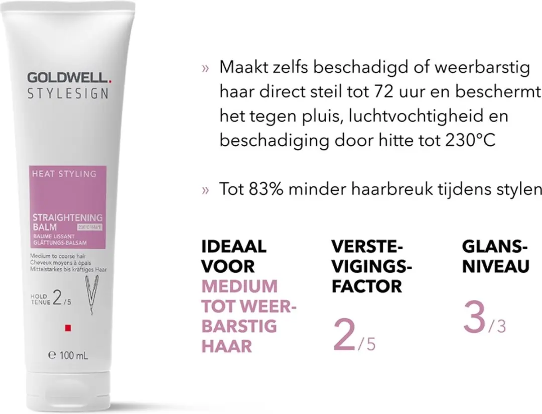 Goldwell Stylesign Straightening Balm 100ml - afbeelding 6 van 6