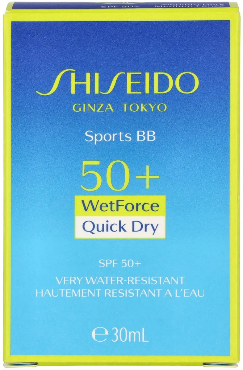 Shiseido Sports BB SPF50+ Zonnebrandcrème Medium Dark 30ml