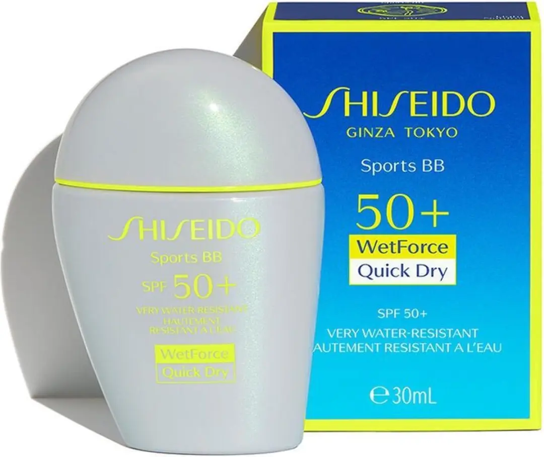 Shiseido Sports BB SPF50+ Zonnebrandcrème Medium Dark 30ml - afbeelding 6 van 6