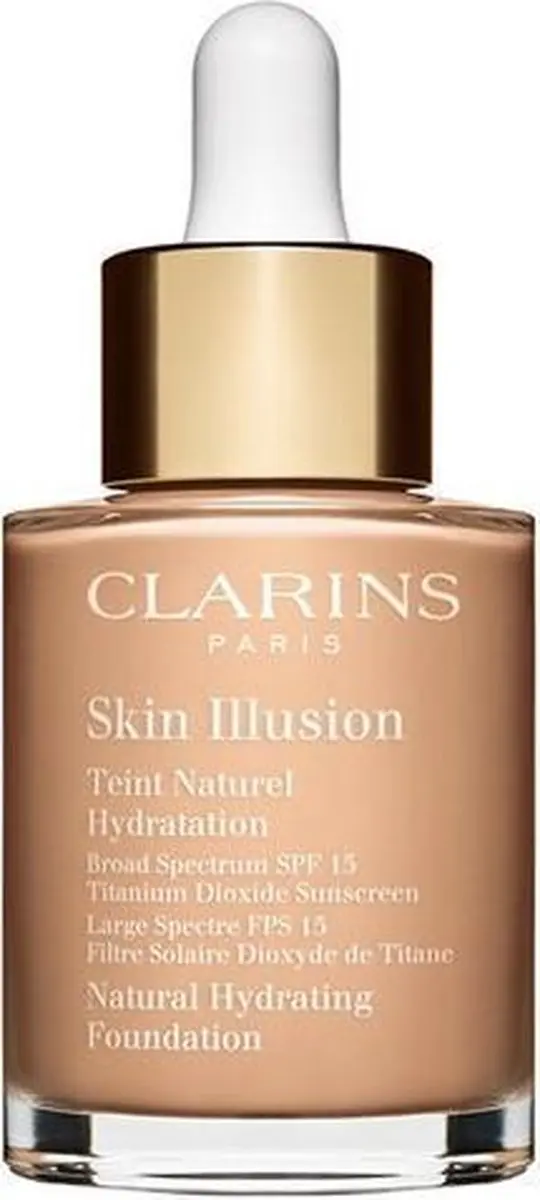 Clarins Skin Illusion Teint Naturel Foundation 30ml - SPF 15 - 116,5 Coffee - afbeelding 6 van 6