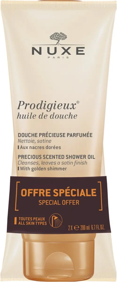 Nuxe Prodigieux Doucheolie 200ml - 2 Stuks