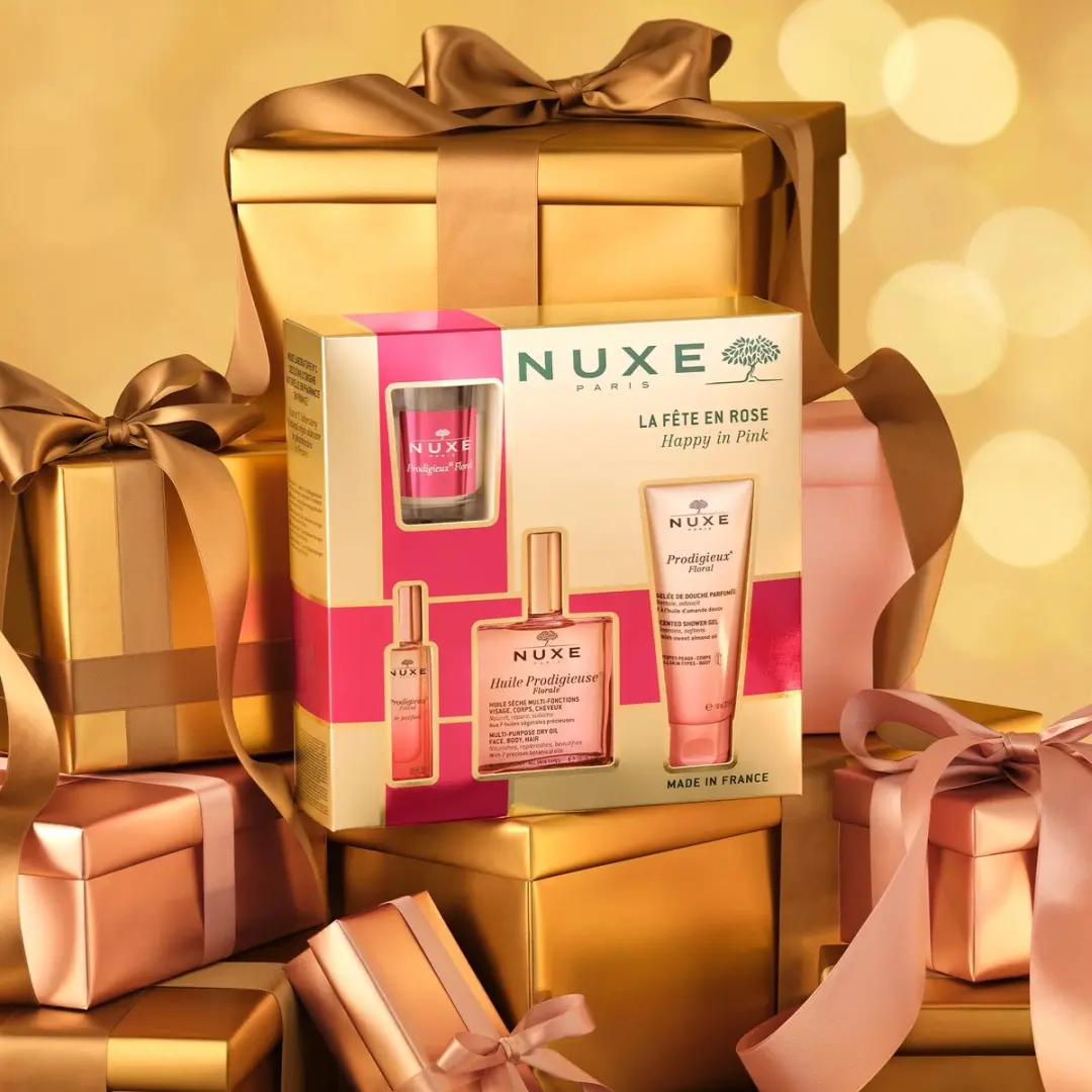Nuxe Prodigieux Florale Set - 215ml (4x) - Happy in Pink
