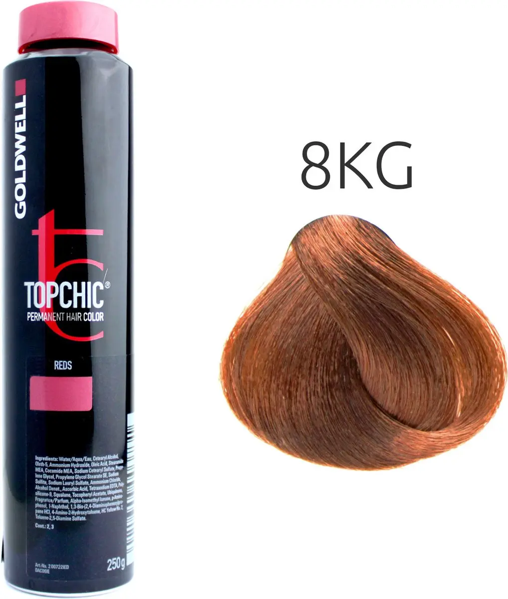 Goldwell Topchic Depot Bus 8-KG Lichtblond Koper Goud - 250ml