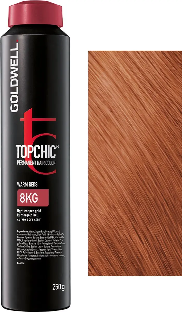 Goldwell Topchic Depot Bus 8-KG Lichtblond Koper Goud - 250ml
