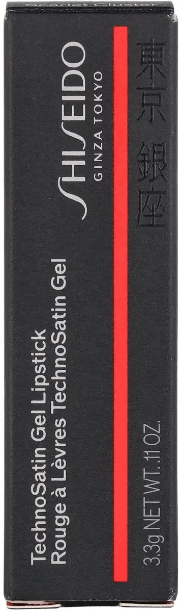 Shiseido Technosatin Gel Lipstick 411 Scarlet Cluster - 3.3g
