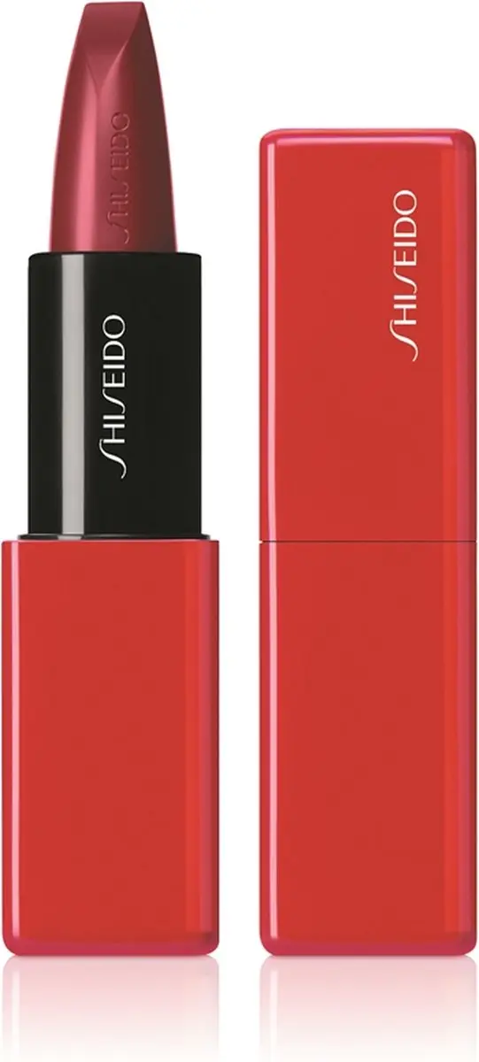 Shiseido Technosatin Gel Lipstick 411 Scarlet Cluster - 3.3g