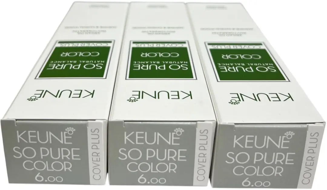 Keune So Pure 6.00 Donkerblond Cover Plus 180ml