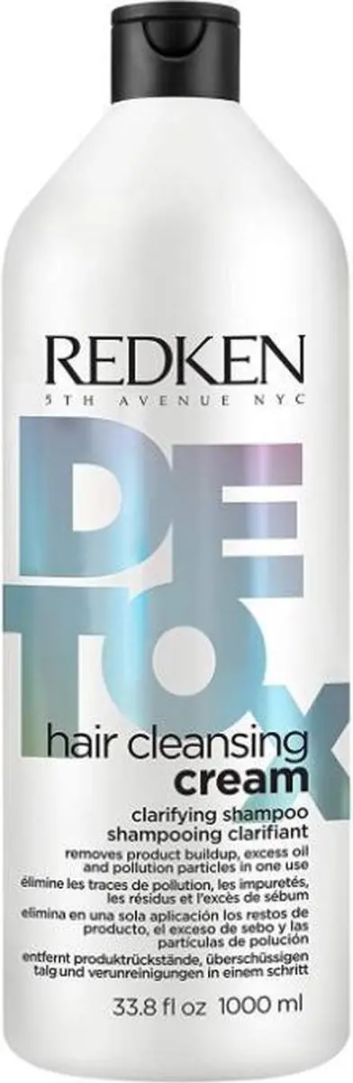 Redken Detox Hair Cleansing Cream Clarifying Shampoo 1000ml