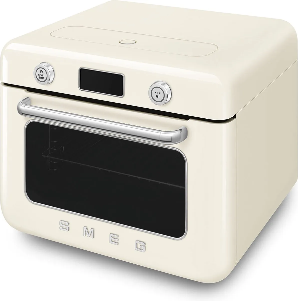 Smeg COF01CREU Vrijstaande Combi-Stoomoven 30L - Crème