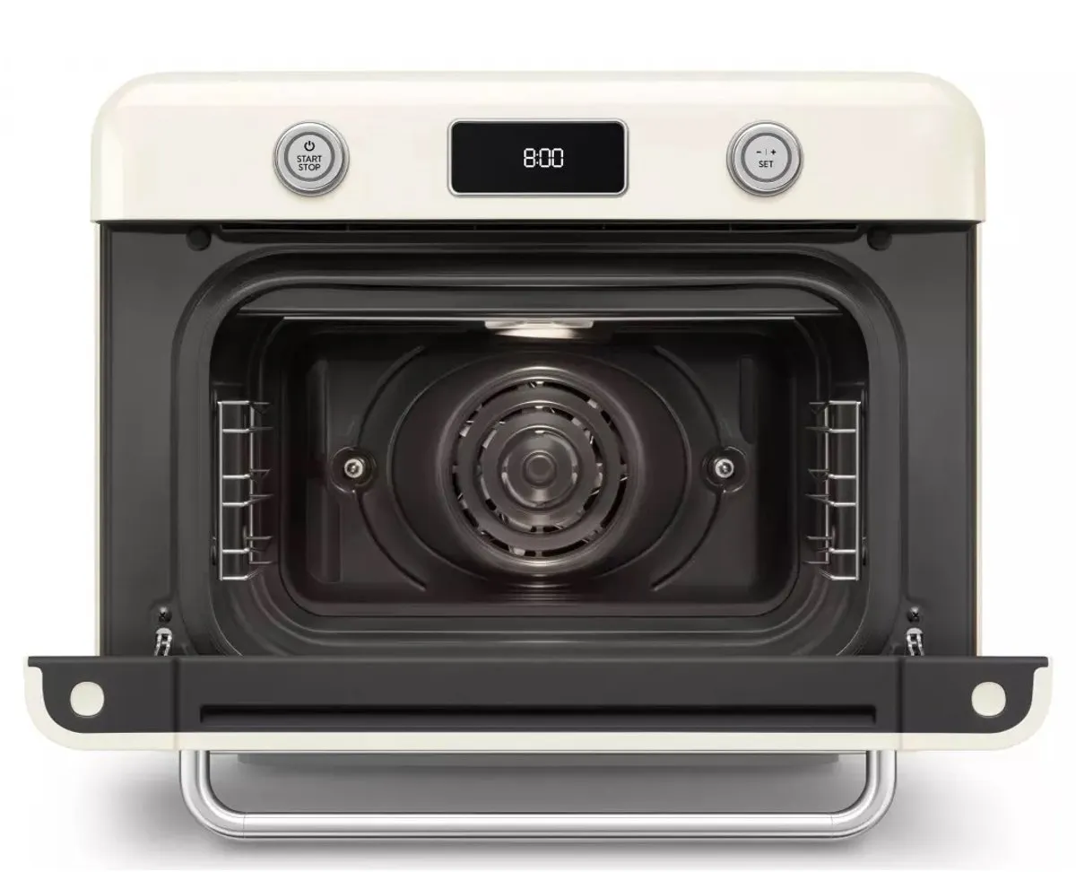 Smeg COF01CREU Vrijstaande Combi-Stoomoven 30L - Crème