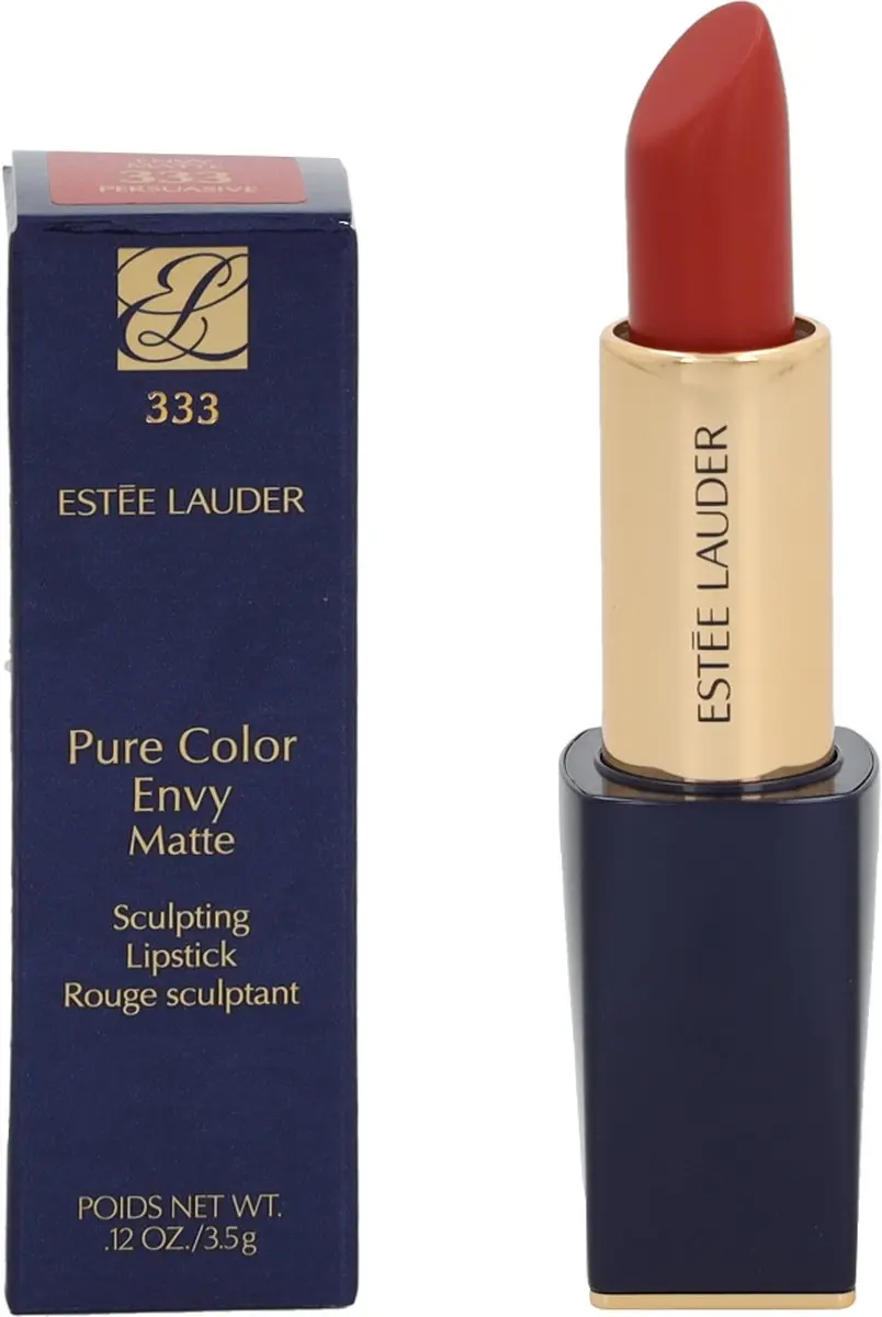 Estée Lauder Pure Color Envy Velvet Matte Lipstick 333 - Oranje