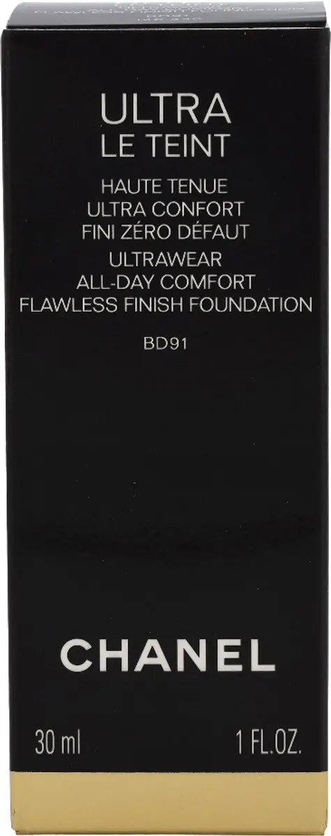 Chanel Ultra Le Teint Flawless Finish Fluid Foundation BD91 - 30ml - afbeelding 6 van 6