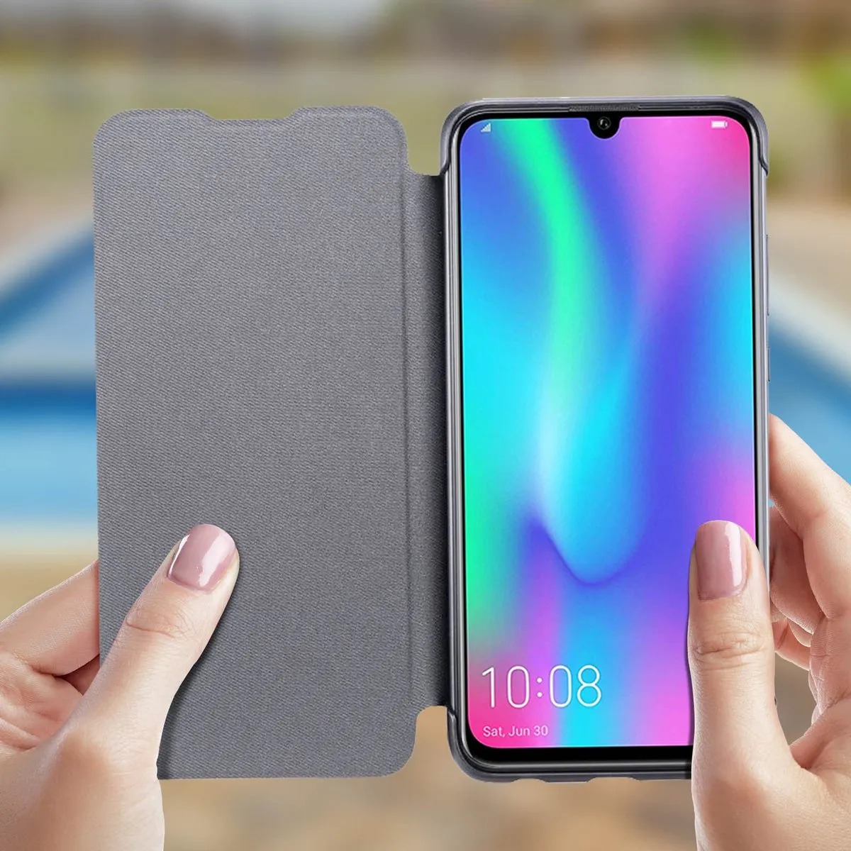 Honor Flip Cover 51992804 - Honor 10 Lite - Zwart