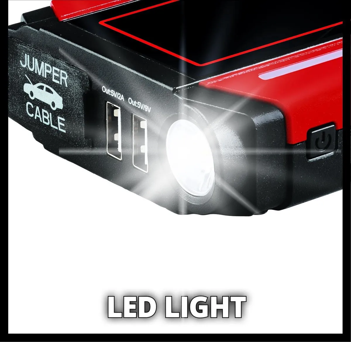 Einhell CE-JS 18/1 Powerbank Starthulp 18000mAh - 300A/600A - afbeelding 6 van 6
